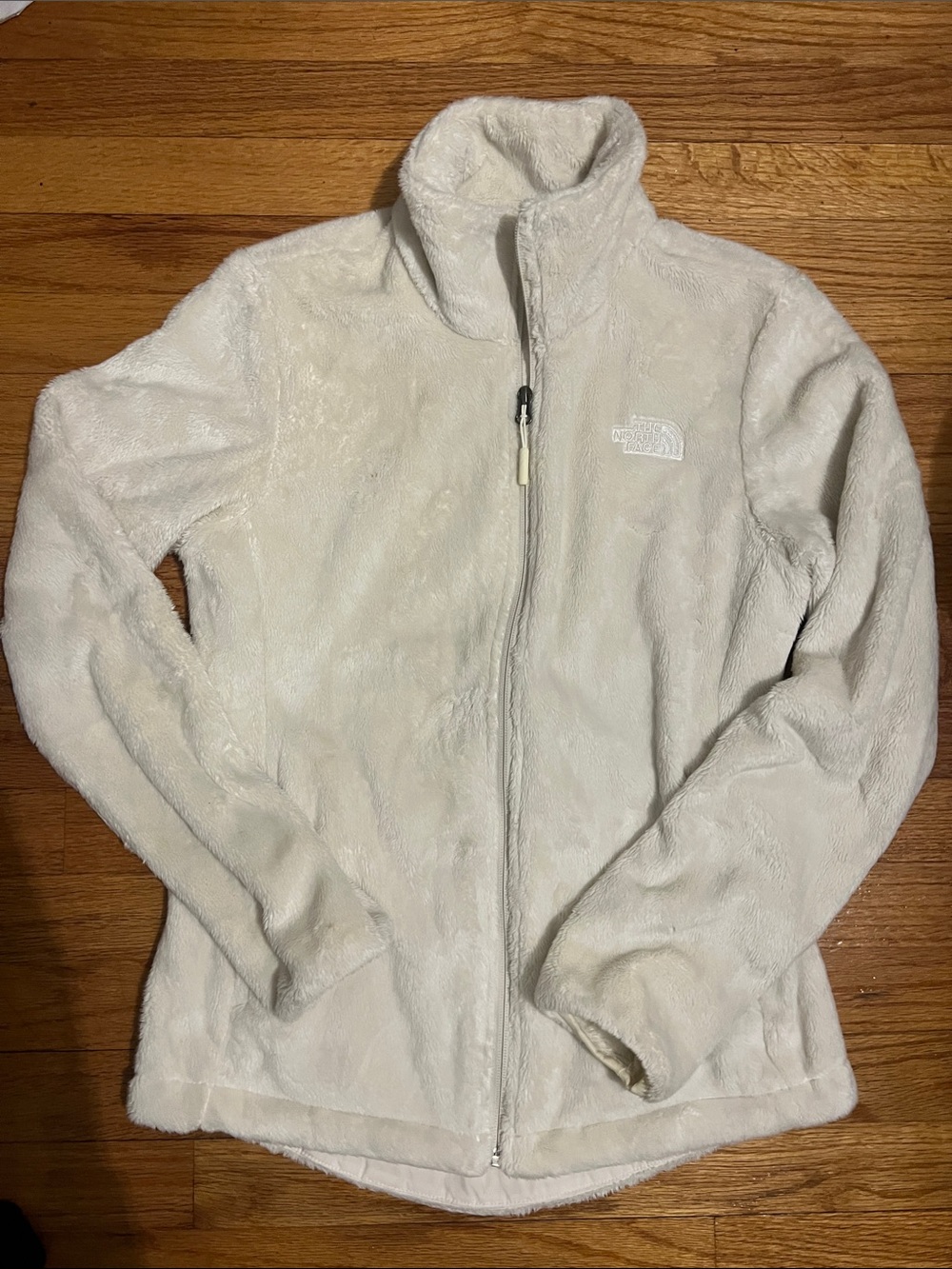 The North Face Women's Cream Plush Fleece Full-Zip Jacket